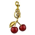 Chaveiro Classic Cherry para mulheres, chaveiro Red Cherry