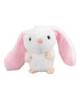 Chaveiro Coelho Branco Orelhudo 13cm - Pelúcia