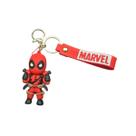 Chaveiro com Boneco Deadpool braços cruzados e katanas