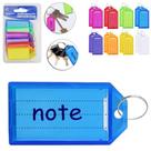 Chaveiro com identificador de chave retangular com 6 pecas 5,6x2,8cm Chaveiro com identificador de chave retangular com 6 pecas 5,6x2,8cm