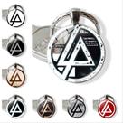 Chaveiro com logotipo do Linkin Park Time Gem Pendant Chaveiro Chaveiro com logotipo do Linkin Park Time Gem Pendant Chaveiro