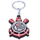 Chaveiro Corinthians De Borracha Com Brasão De Time REF KF005C1