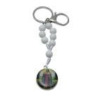 Chaveiro Coroa Nossa Senhora das Lágrimas e Jesus Manietado com Mosquetão Chaveiro Coroa Nossa Senhora das Lágrimas e Jesus Manietado com Mosquetão