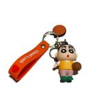 Chaveiro Crayon Shin-chan com camisa de basquete roxa