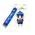 Chaveiro Crayon Shin-chan Popcorn Cartoon Chaveiro em PVC