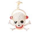 Chaveiro Creative 3D Skull, estilo hip-hop, liga de strass Chaveiro Creative 3D Skull, estilo hip-hop, liga de strass