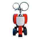 Chaveiro Creative Cartoon Mini Tractor Alloy Red Farm Vehic Chaveiro Creative Cartoon Mini Tractor Alloy Red Farm Vehic