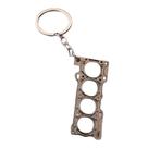Chaveiro Creative Engine Cylinder Gasket Zinc Alloy Car Mod