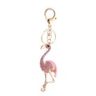 Chaveiro Creative Flamingo com strass rosa, liga de zinco Chaveiro Creative Flamingo com strass rosa, liga de zinco