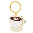 Chaveiro Creative Latte Art Coffee Cup Mini Coffee Cup Pend