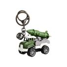 Chaveiro Creative Missile Military Truck Green Toy Car Chaveiro Creative Missile Military Truck Green Toy Car