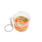 Chaveiro Creative Ramen Noodle Mini Cup Noodle PVC 4,3 x 3,3 cm Chaveiro Creative Ramen Noodle Mini Cup Noodle PVC 4,3 x 3,3 cm