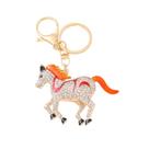 Chaveiro Creative Stripe Horse Pingente em Liga de Strass Chaveiro Creative Stripe Horse Pingente em Liga de Strass