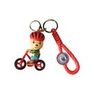 Chaveiro Cute Bear Bicycle Cartoon Bike Chaveiro Charm Chaveiro Cute Bear Bicycle Cartoon Bike Chaveiro Charm