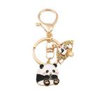 Chaveiro Cute Panda Cartoon Alloy, presente