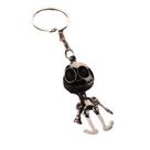 Chaveiro Cute Skeleton Head Metal Chaveiro Acessório