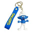 Chaveiro Cute Smurfette Blue Character para carro e mochila