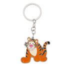 Chaveiro Cute Tigger Cartoon Tiger Keyring Metal para fãs