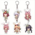Chaveiro de acrílico 100 namoradas Eu gosto de Nari e Nagi Bunny Chaveiro de acrílico 100 namoradas Eu gosto de Nari e Nagi Bunny