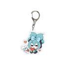 Chaveiro de acrílico Hatsune Miku Cartoon Character Chaveiro