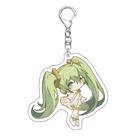 Chaveiro de acrílico Hatsune Miku Chibi Character