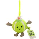 Chaveiro de boneca de pelúcia com design fofo de bola de tênis de 12 cm Chaveiro de boneca de pelúcia com design fofo de bola de tênis de 12 cm