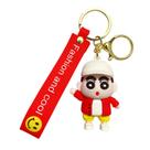 Chaveiro de borracha Charm Crayon Shin-chan Cute 3D