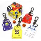 Chaveiro de camisa de basquete LeBron, Kobe, Curry e mais