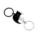 Chaveiro De Casal Amante De Gato, Presente De Dia Dos Namorados Para Ele, Marido, Esposa, Noiva