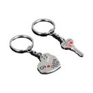 Chaveiro De Casal Em Metal Com Coração E Flecha 'Love You', Pingente Criativo E Secreto