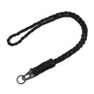 Chaveiro de cordão YETOOME Heavy Duty Paracord para uso externo preto Chaveiro de cordão YETOOME Heavy Duty Paracord para uso externo preto
