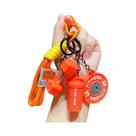 Chaveiro De Fitness Com Pingente Criativo Destacável De Halteres, Kettlebells E Anilhas De Barra Com