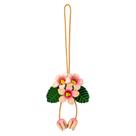 Chaveiro de flor em couro legítimo boho LRTJ, pingente fofo para bolsa, enfeite para bolsa tote e carteira feminina Chaveiro de flor em couro legítimo boho LRTJ, pingente fofo para bolsa, enfeite para bolsa tote e carteira feminina
