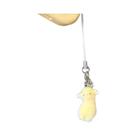 Chaveiro De Gato De Pelúcia Kawaii, Pingente De Animal Flocado, Cordão Para Telefone, Presentes Para