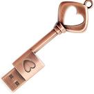 Chaveiro de metal Flash Drive leizhan Key of Love 16GB
