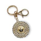 Chaveiro De Nossa Senhora Aparecida Em Metal Manto Azul