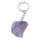 Chaveiro de Pedra Ametista Bruta transmutar energia negativa Chaveiro de Pedra Ametista Bruta transmutar energia negativa