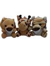 Chaveiro de pelucia 11 cm animais sortidos -hw40803