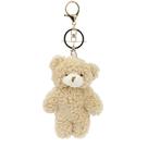 Chaveiro de pelúcia Bear Zitokin Zitokin Bear Plush 13 cm com coração roxo