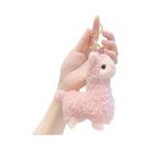 Chaveiro De Pelúcia De Alpaca Kawaii, Boneco Fofo, Pingente De Mochila, Presente De Aniversário Para