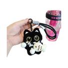 Chaveiro De Pelúcia Gato Preto E Branco, Pingente De Bolsa, Presente Kawaii Para Casais