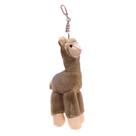 Chaveiro de pelúcia, lhama, lindo chaveiro de pelúcia, 18,5 cm