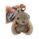 Chaveiro De Pelúcia Macio E Fofo De 15cm Com Pompom De Pelo De Coelho Para Decoração De Bolsa,