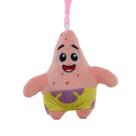 Chaveiro de pelúcia Patrick Estrela 10 cm - Bob Esponja Calça Quadrada Chaveiro de pelúcia Patrick Estrela 10 cm - Bob Esponja Calça Quadrada