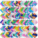 Chaveiro de silicone Fidget Toy Clanam Mini Pop Bubble 120 peças