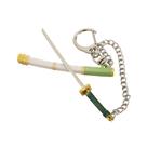 Chaveiro de uma peça Mini Tasimi Shigure Sword Alloy 9 cm