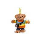 Chaveiro de ursinho de pelúcia com design genérico de fotógrafo