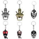 Chaveiro Deadpool and Venom Mask Retro Alloy com abridor de garrafas