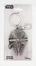 Chaveiro Disney Star Wars Millennium Falcon - Metal Prateado Chaveiro Disney Star Wars Millennium Falcon - Metal Prateado