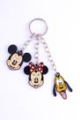 Chaveiro Disney Trio Mickey, Minnie e Pluto